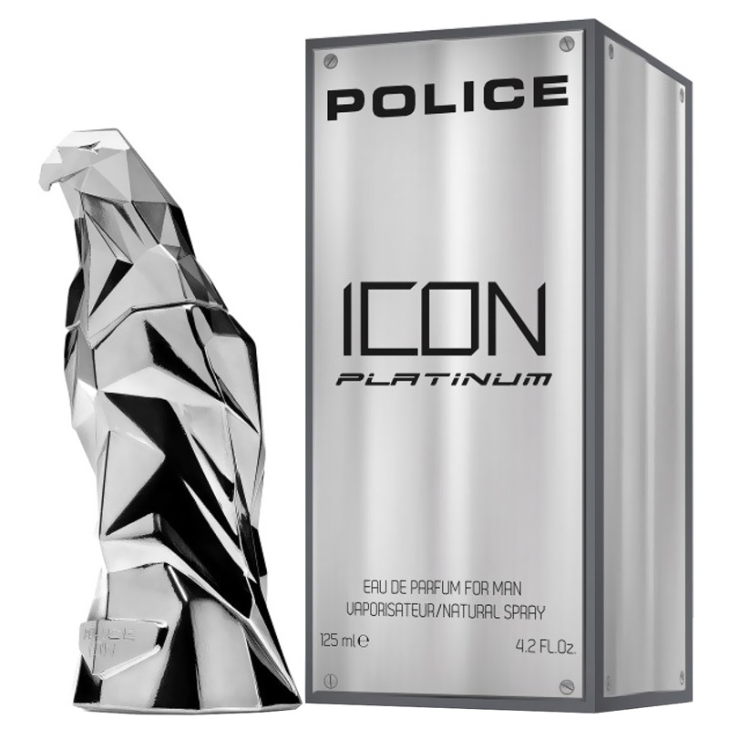 police-icon-platinum-eau-de-perfum-for-men عطر ادکلن پلیس آیکون پلاتینیوم Police Icon Platinum - تصویر 1